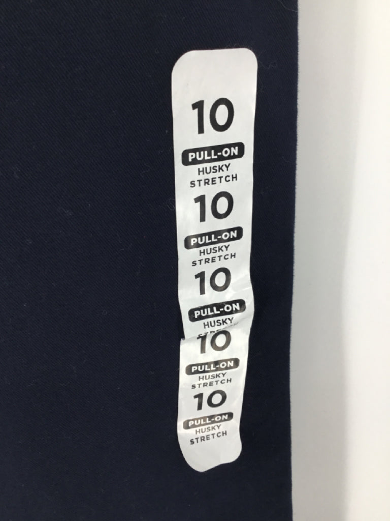 Childrens Place Child Size 10 Navy Solid Pants - boys
