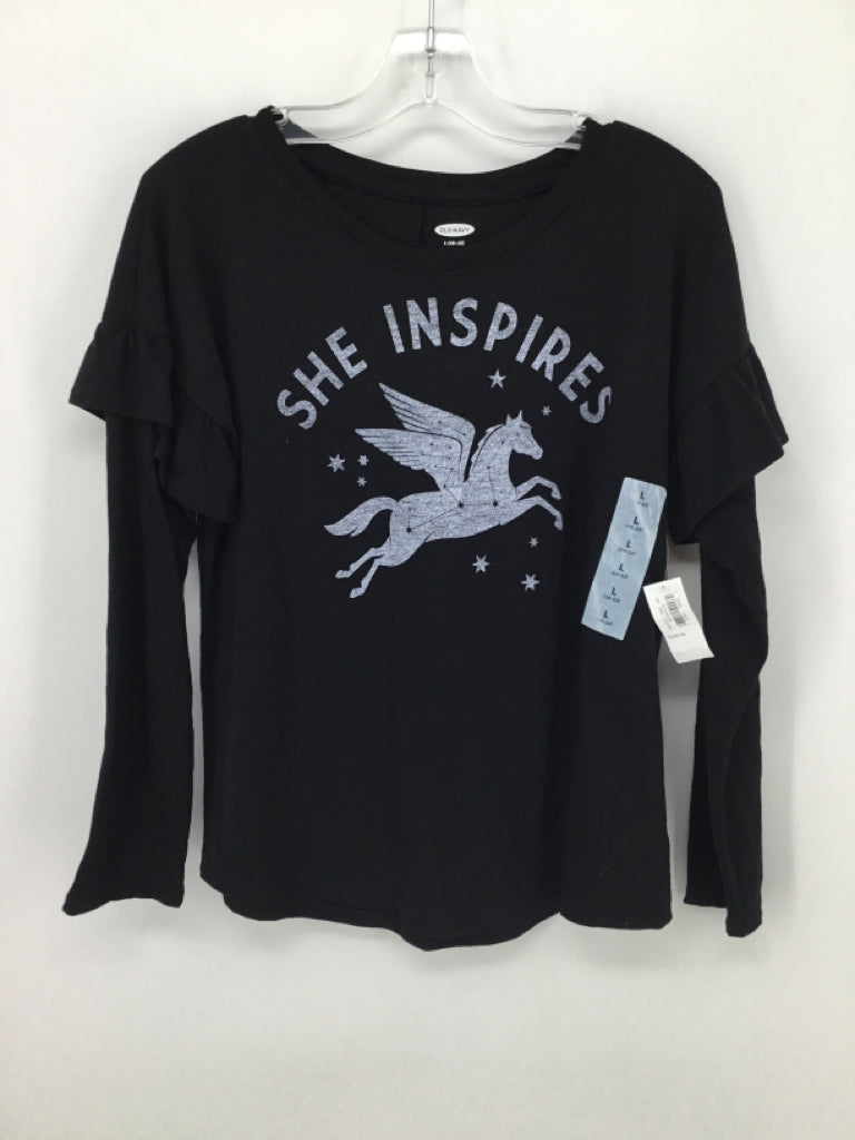 Old Navy Child Size 10 Black Shirt - girls
