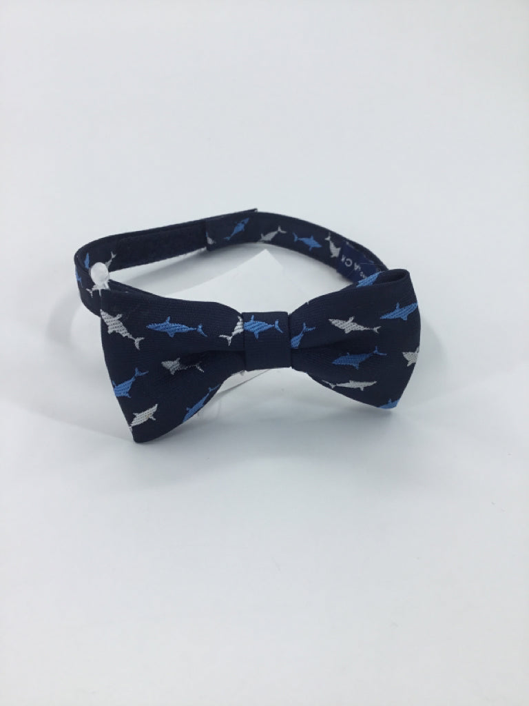 Janie and Jack Child Size One Size Navy Sharks Tie/Bowtie