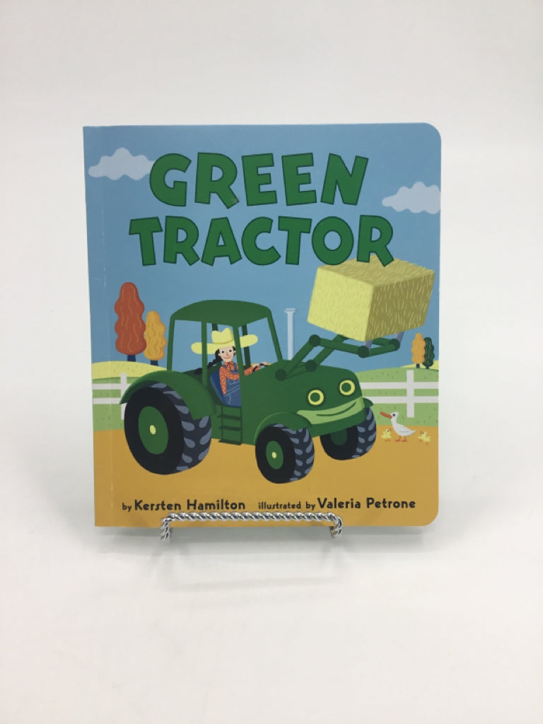 Green Tractor Paperback Book