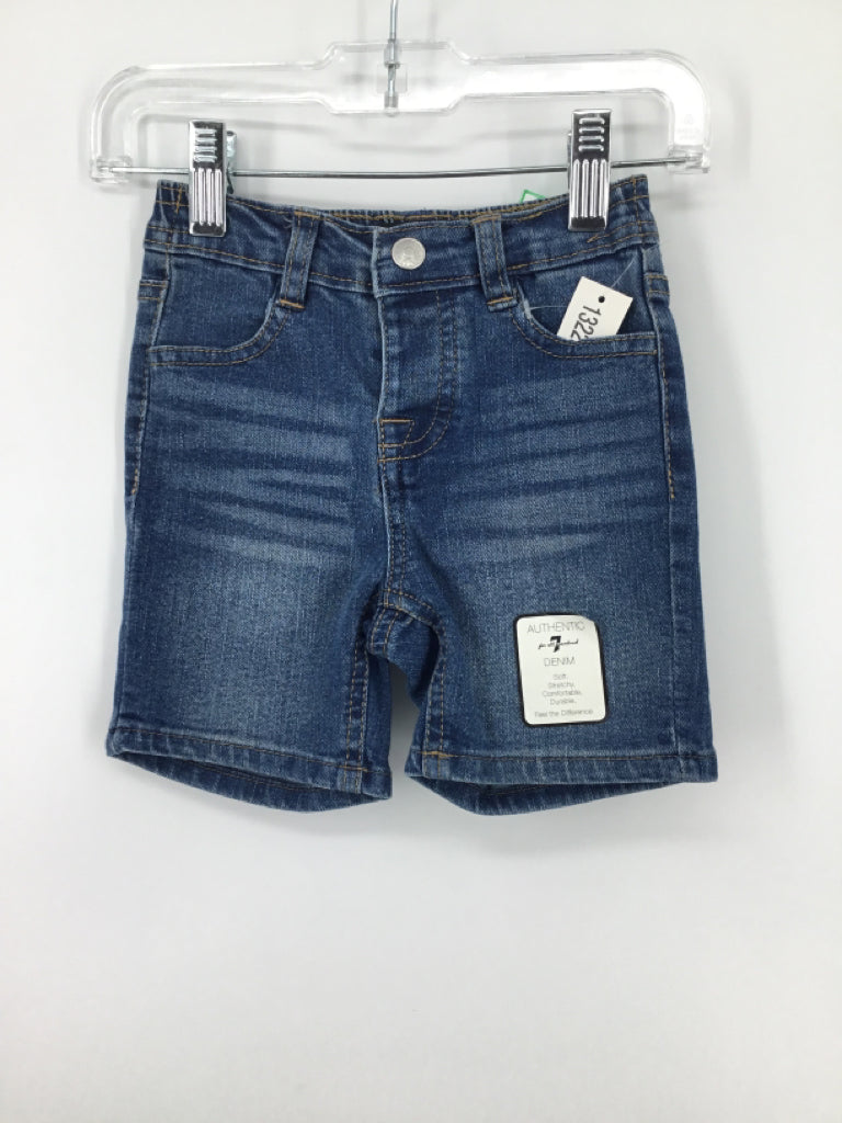 7 for all Mankind Child Size 24 Months Black Solid Shorts - boys