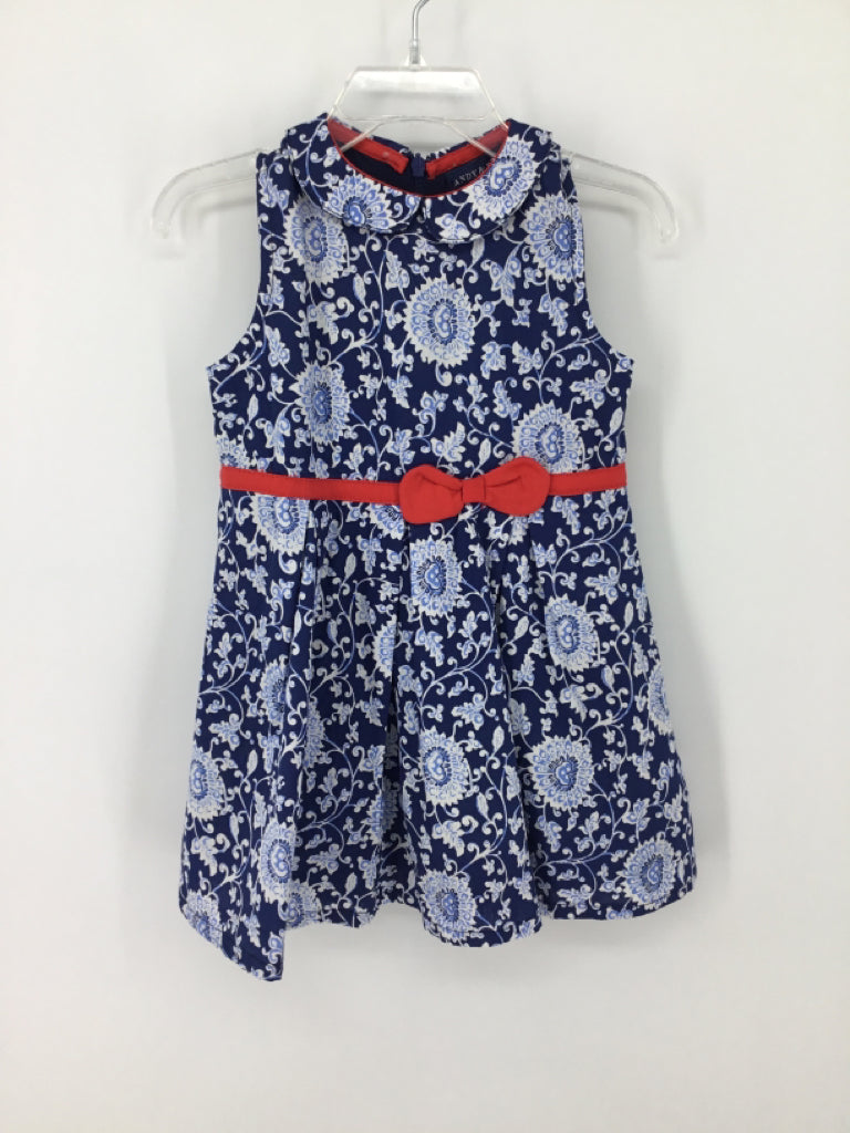 Andy & Evan Child Size 18-24 Months Navy Dress - girls Andy & Evan Child Size 18-24 Months Navy Dress - girls