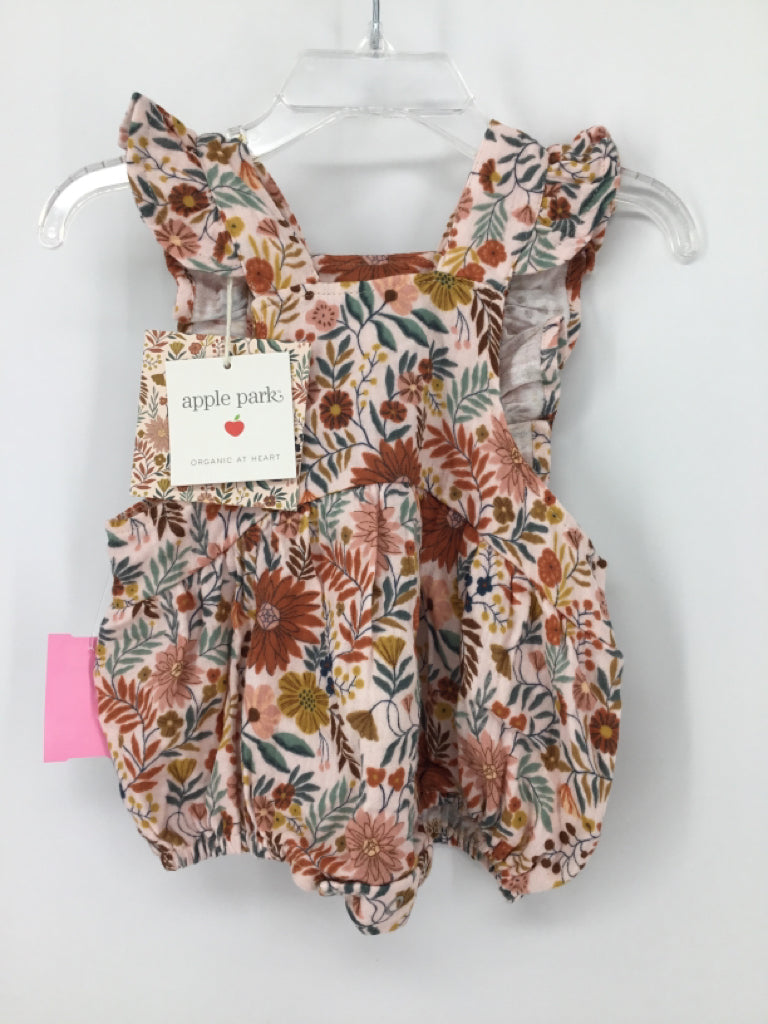 Apple Park Child Size 3-6 Months Brown Outfit - girls