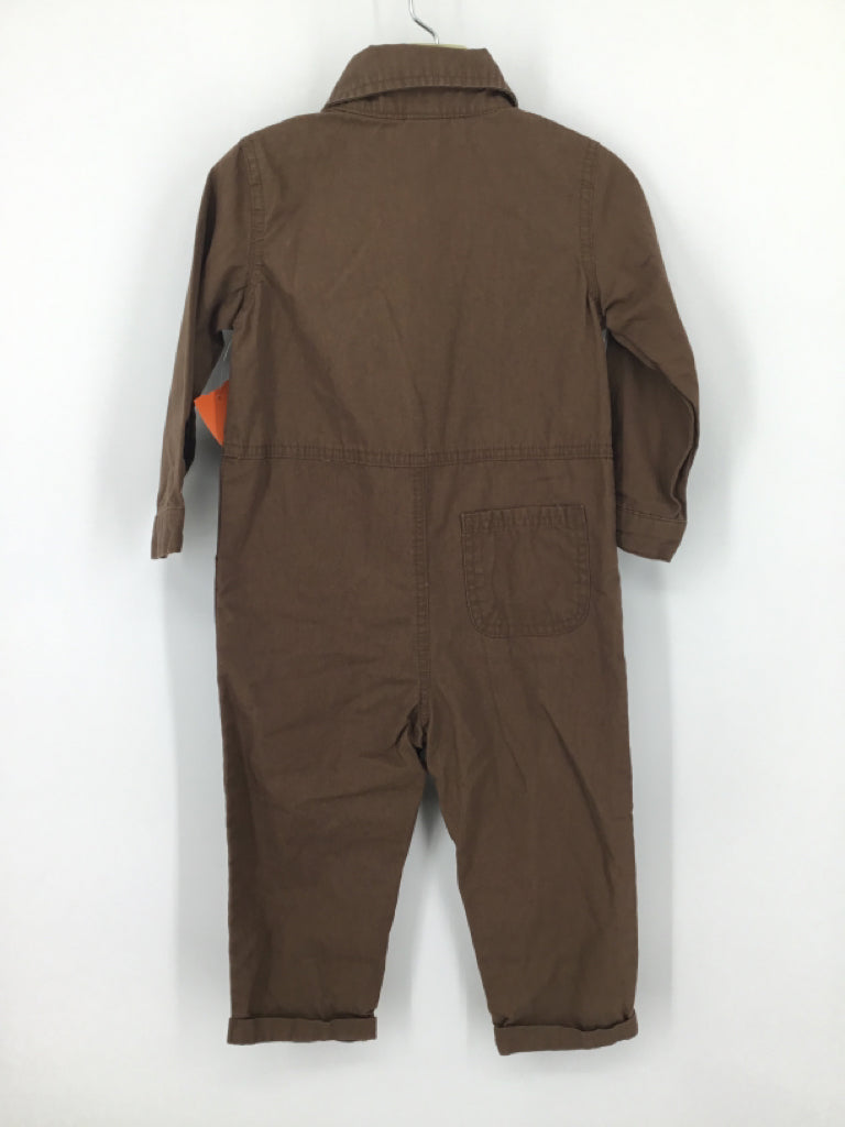 Carter's Child Size 24 Months Brown Solid Outfit - boys