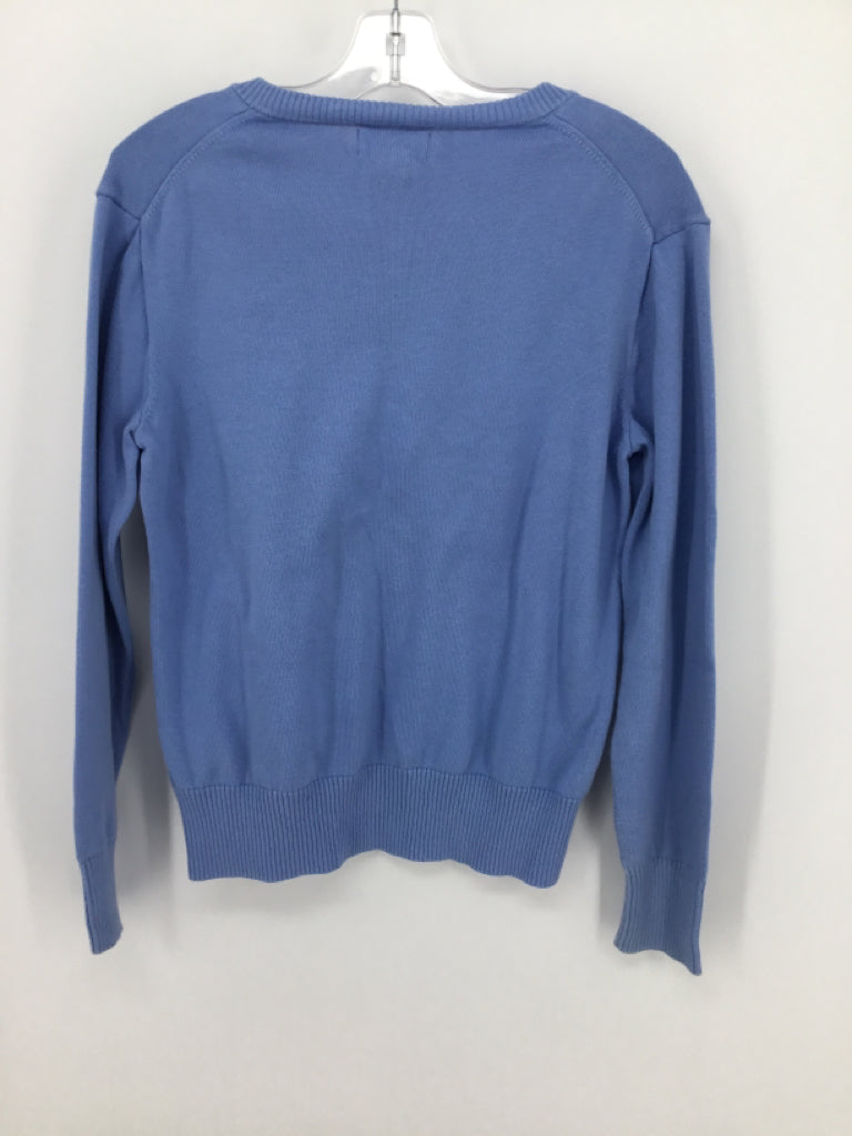 Ralph Lauren Child Size 10 Blue Solid Sweater - boys