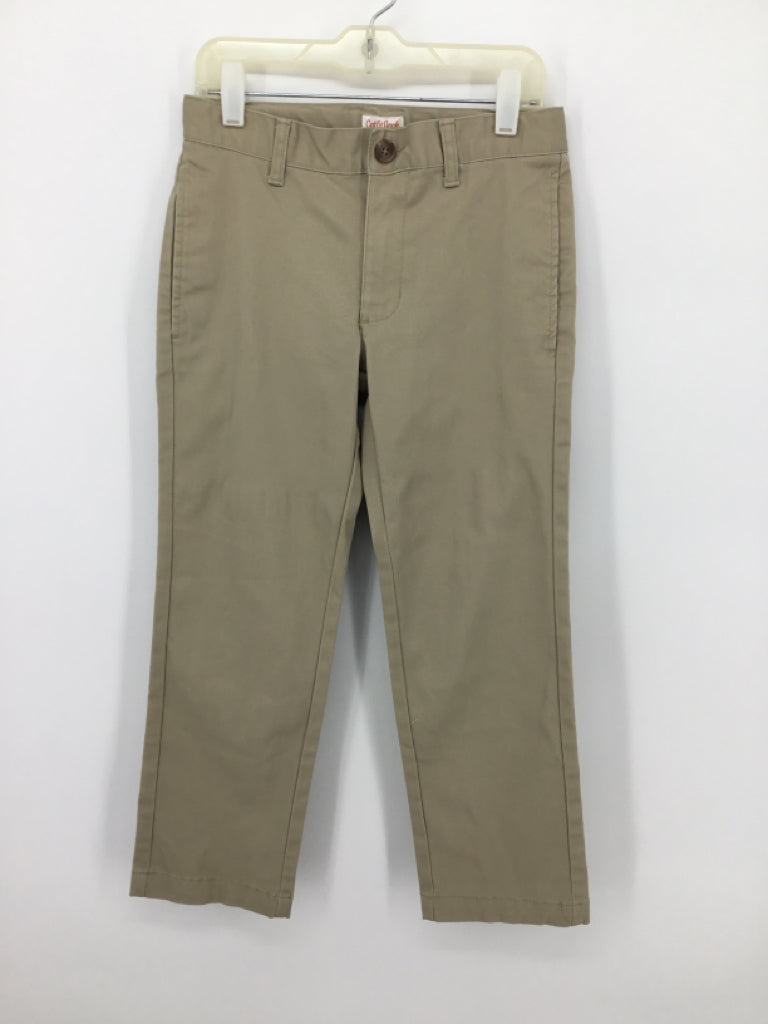 Cat & Jack Child Size 8 Tan Solid Pants - boys