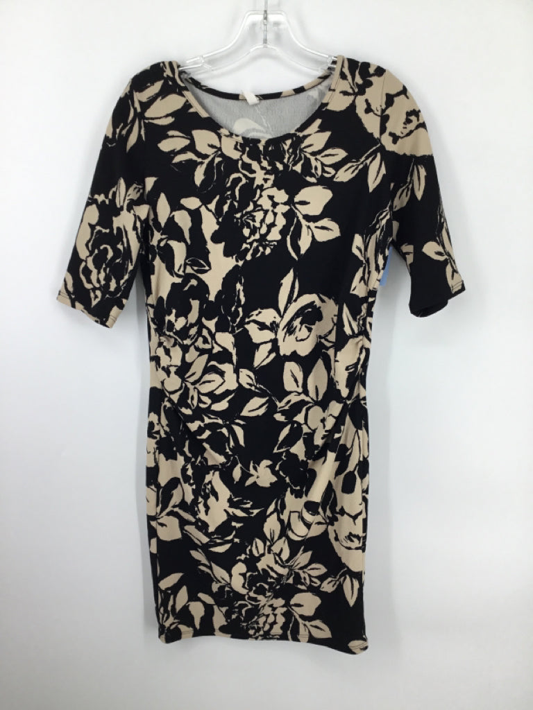 Pink Blush Size M Poly Blend Dress - Maternity
