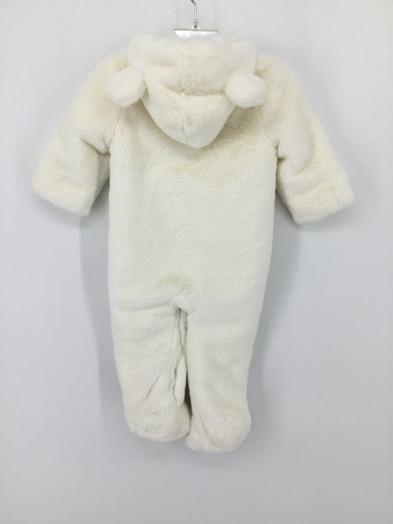 Janie and Jack Child Size 6-9 Months White Solid Outerwear - boys