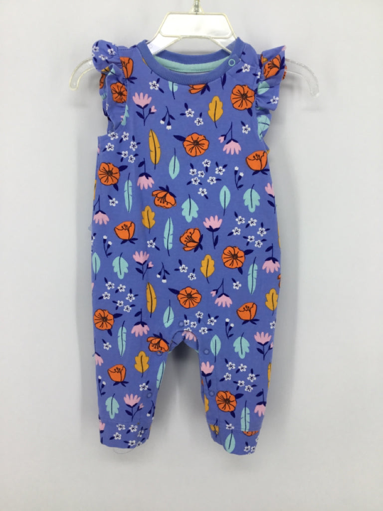 Cat & Jack Child Size 0-3 Months Purple Outfit - girls