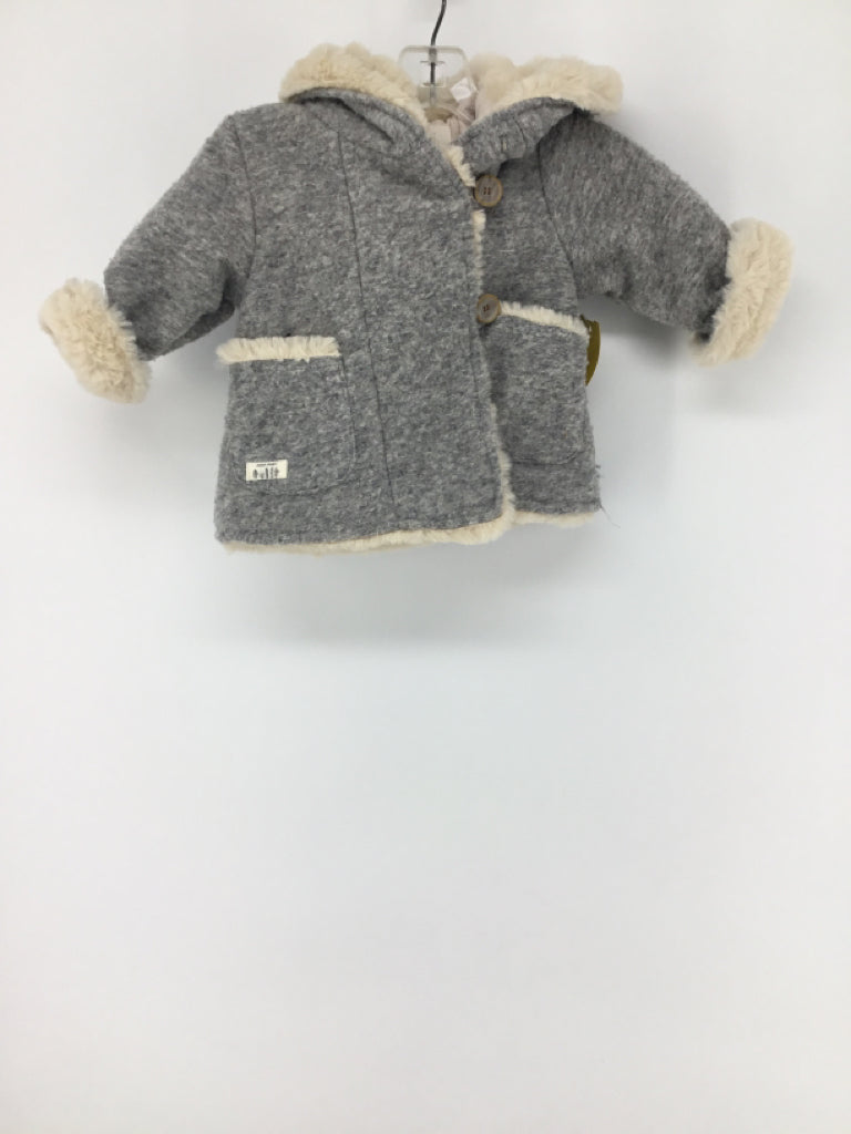 Zara Child Size 3-6 Months Gray Outerwear - girls