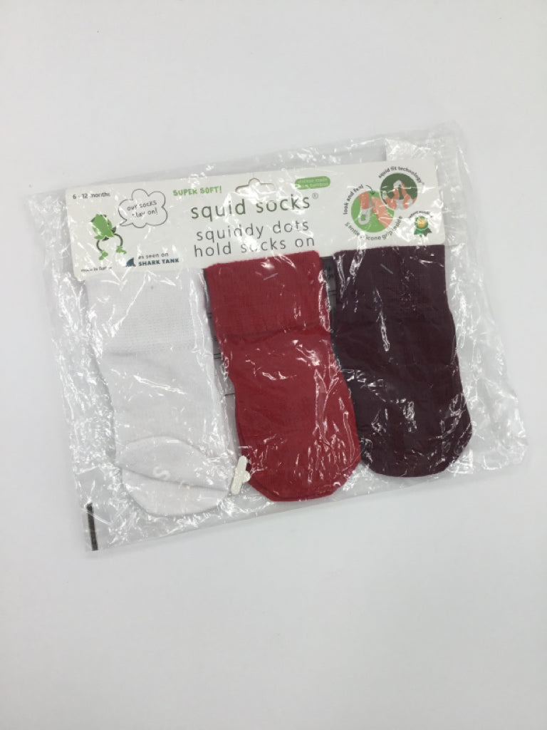 Squidsocks Child Size 6-12 Months Multi-Color Socks - girls