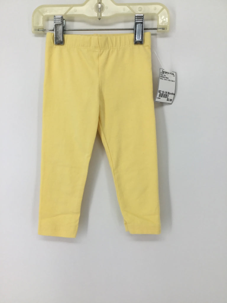 Childrens Place Child Size 12-18 Months Yellow Pants - girls