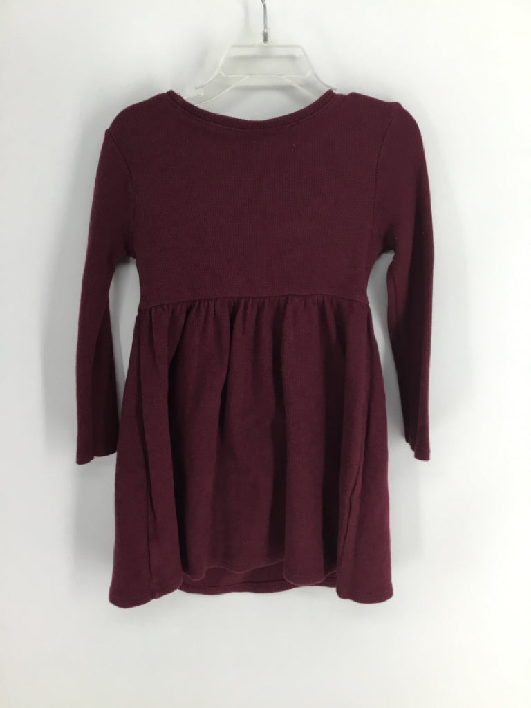 Old Navy Child Size 4 Burgundy Dress - girls