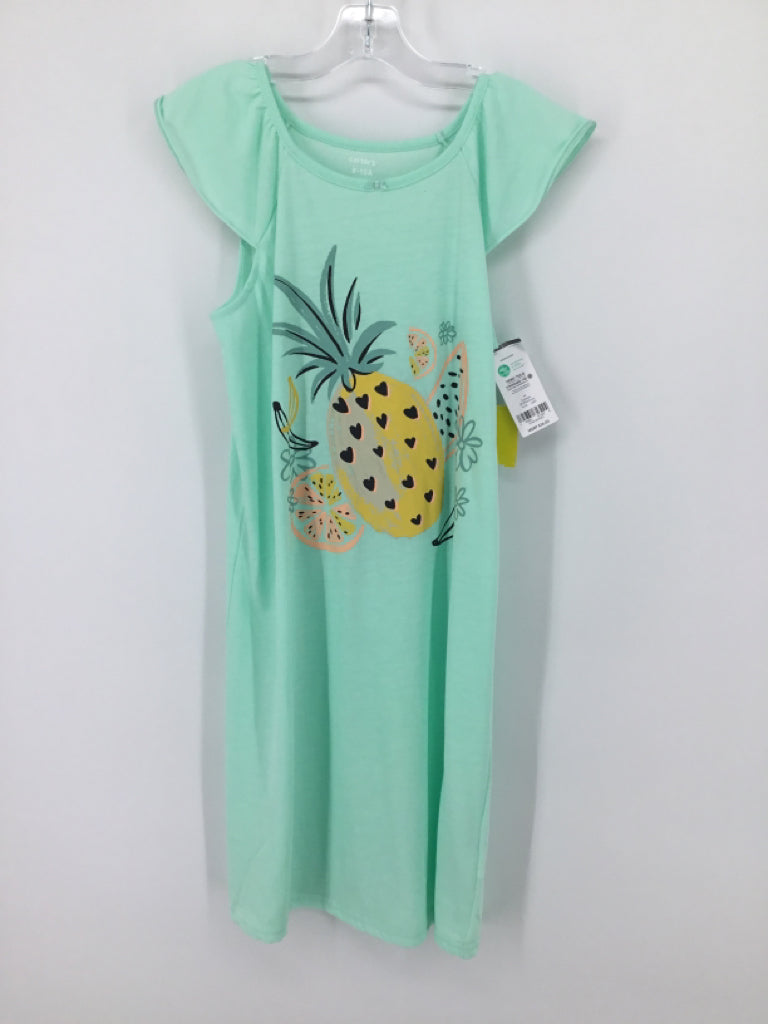 Carter's Child Size 8 Green Pajamas - girls