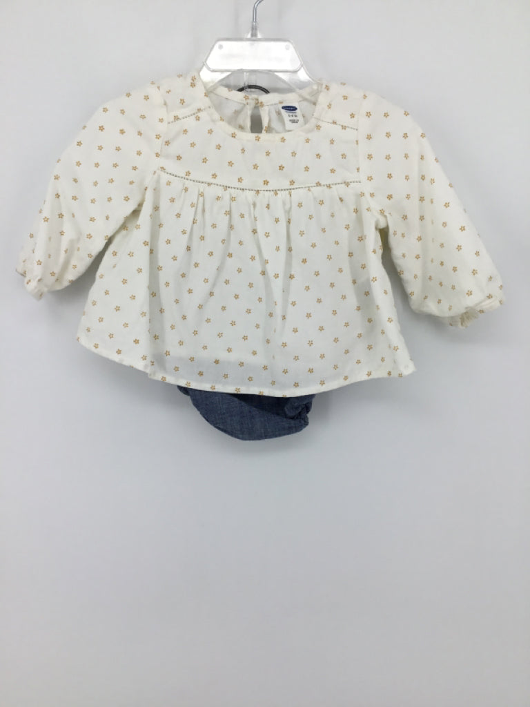 Old Navy Child Size 3-6 Months White Outfit - girls