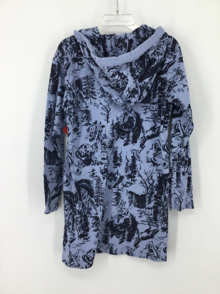 Columbia Child Size 7 Blue Print Dress - girls