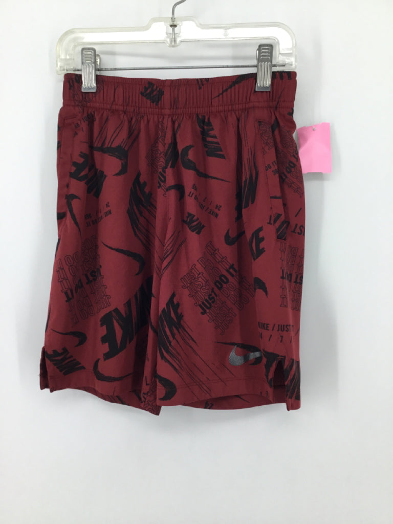 Nike Child Size 8 Red Print Shorts - boys