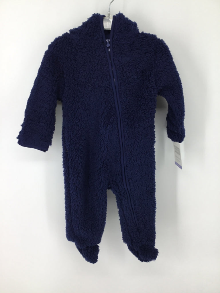 HB Child Size 9-12 Months Navy Solid Outerwear - boys
