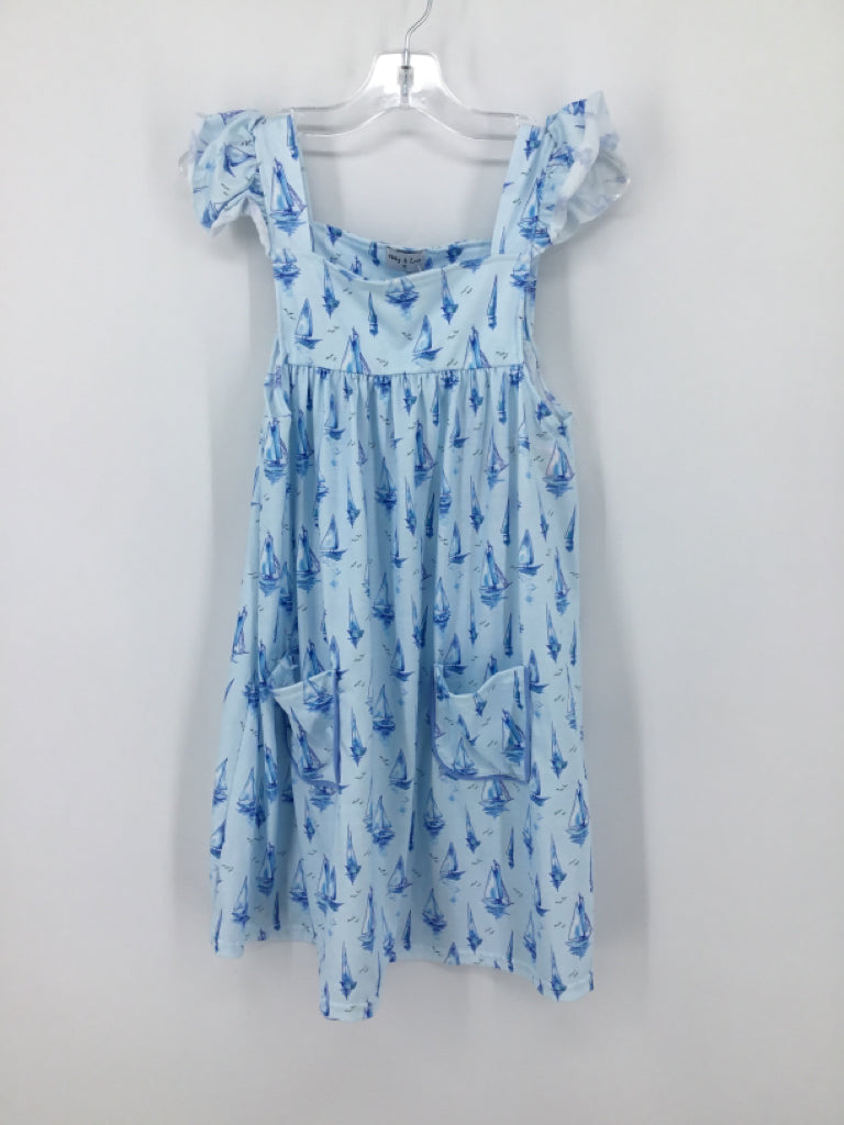 Abby & Evie Child Size 12 Blue Dress - girls