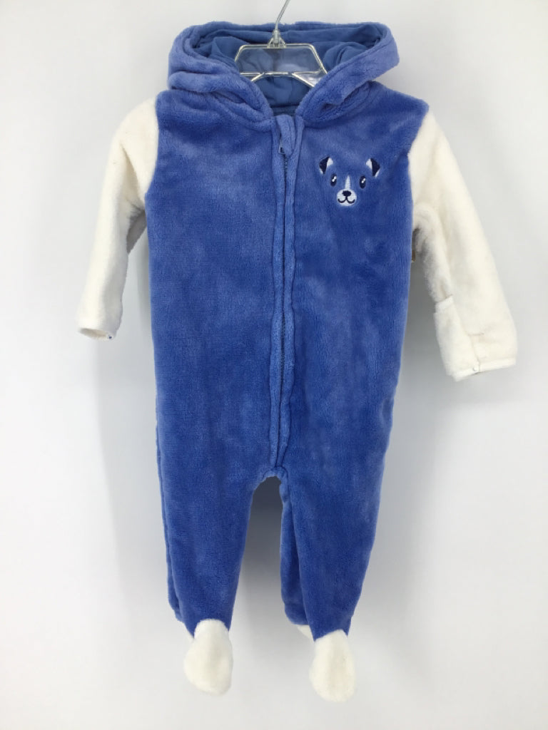 Mick Mack Child Size 6-9 Months Blue Solid Outfit - boys
