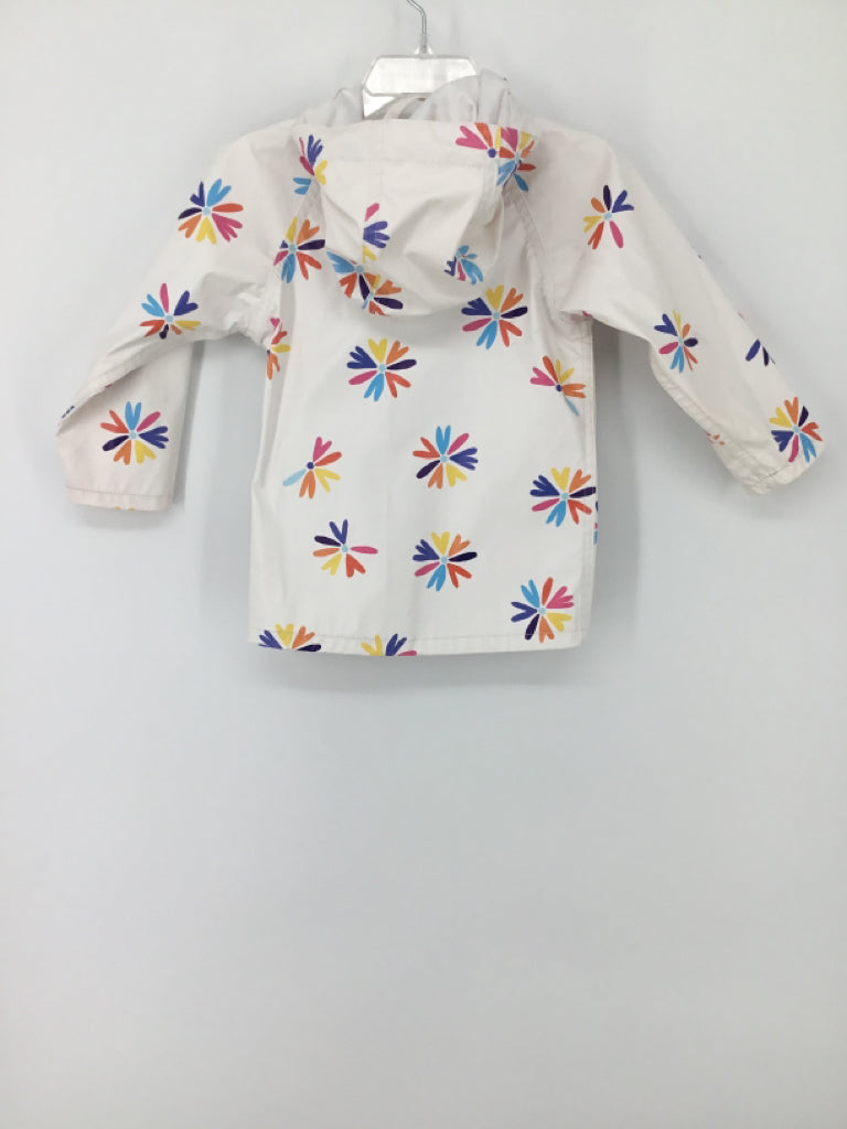 primary Child Size 12 Months White Raincoat - girls