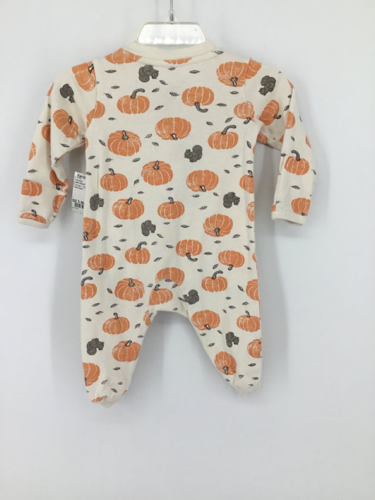 Little Planet Child Size 3 Months Orange Halloween Sleeper