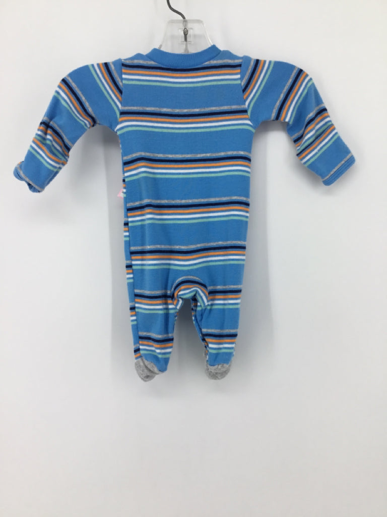 Carter's Child Size Preemie Blue Sleepers
