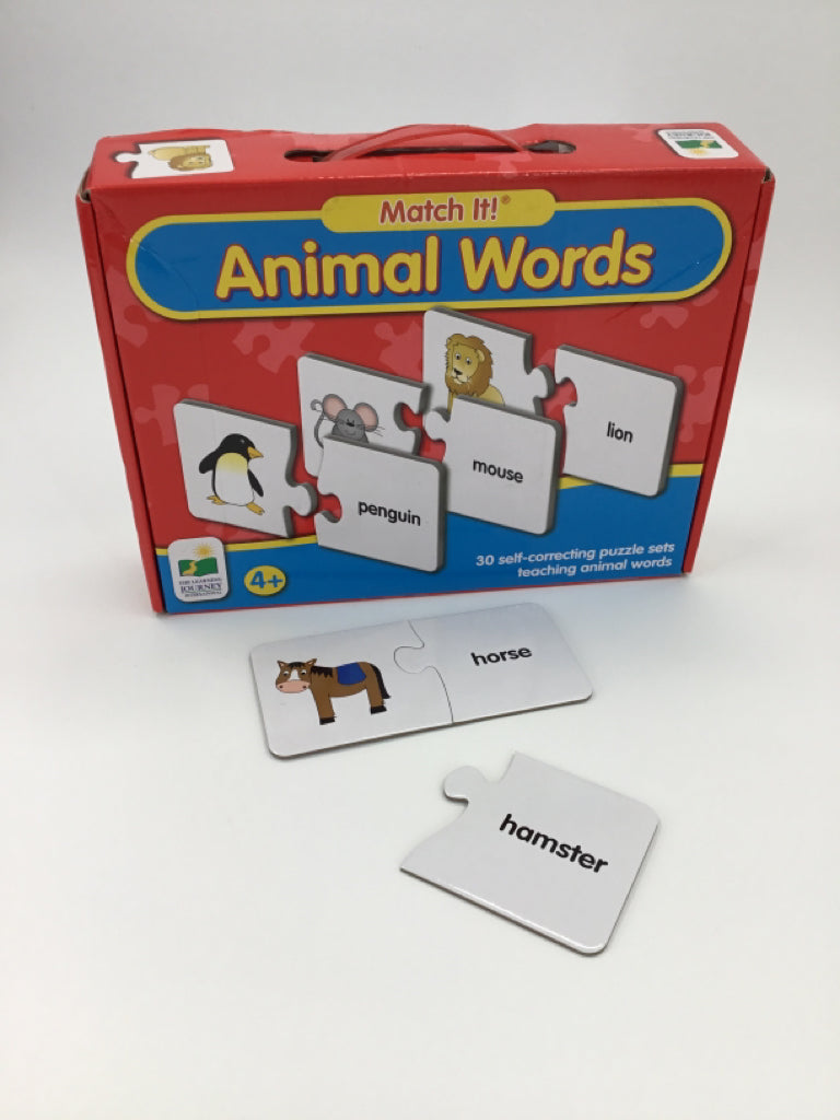 The Learning Journey Match It! Animal Words
