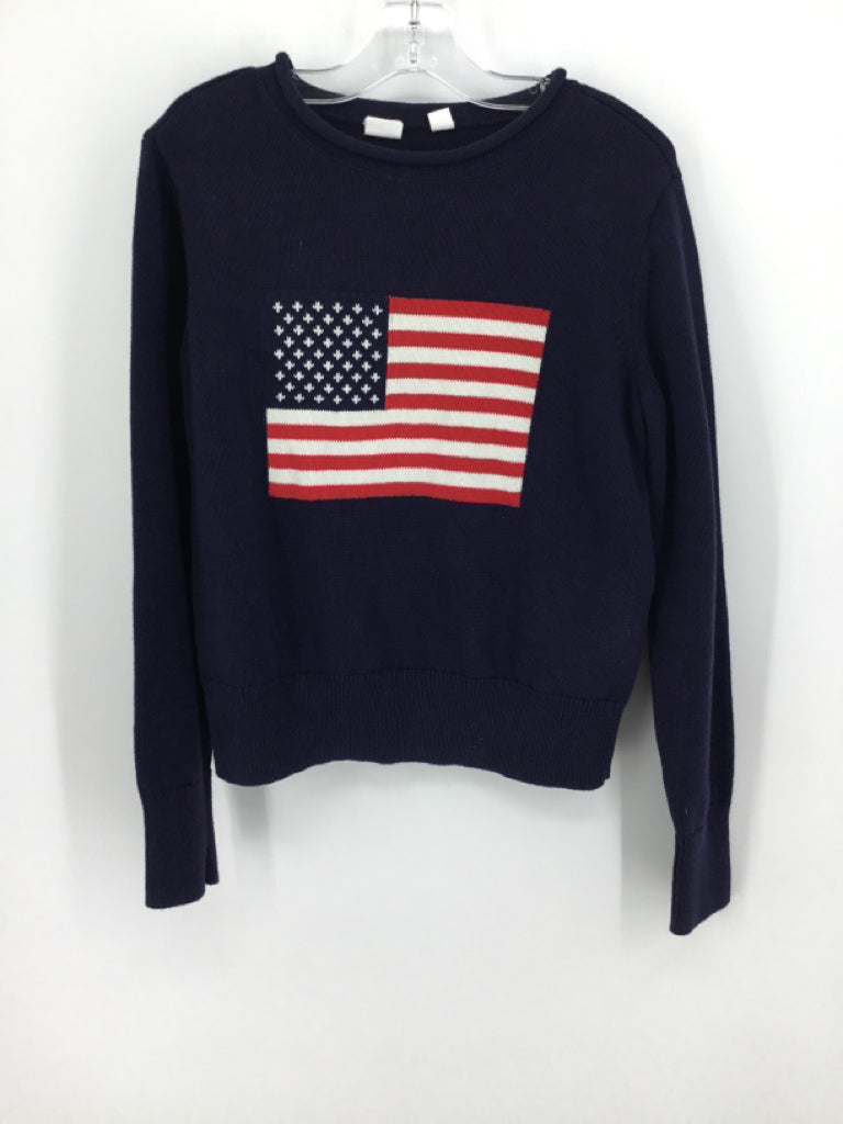 Gap Kids Child Size 12 Navy Print Sweater - boys