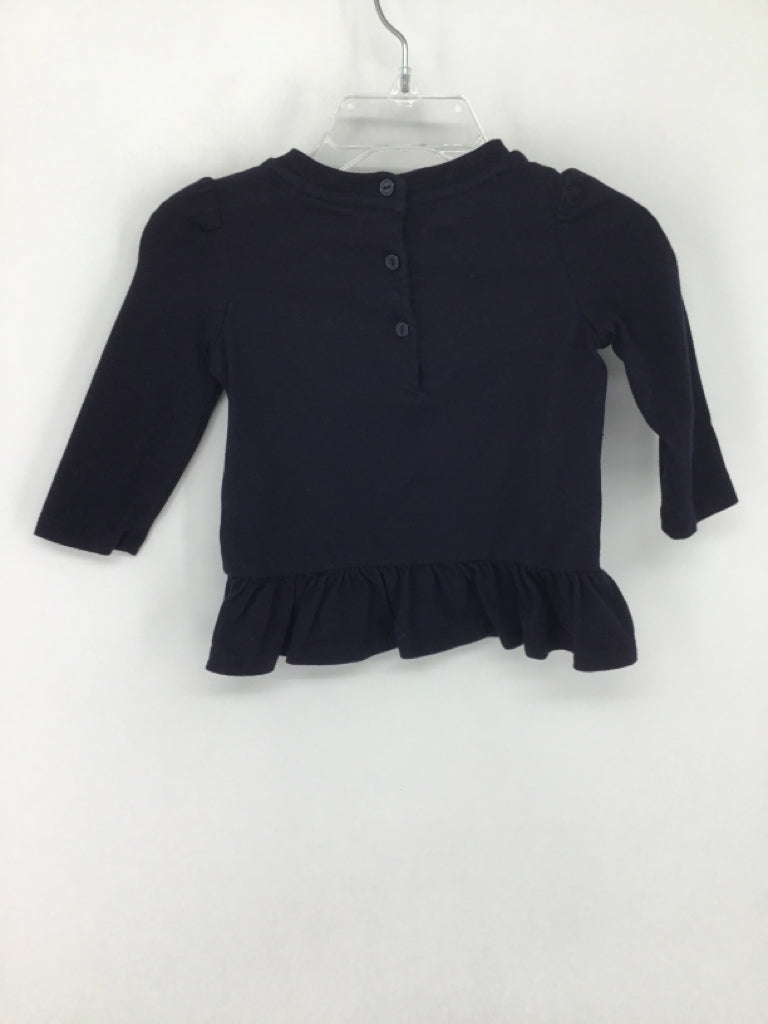 Ralph Lauren Child Size 6 Months Navy Shirt - girls