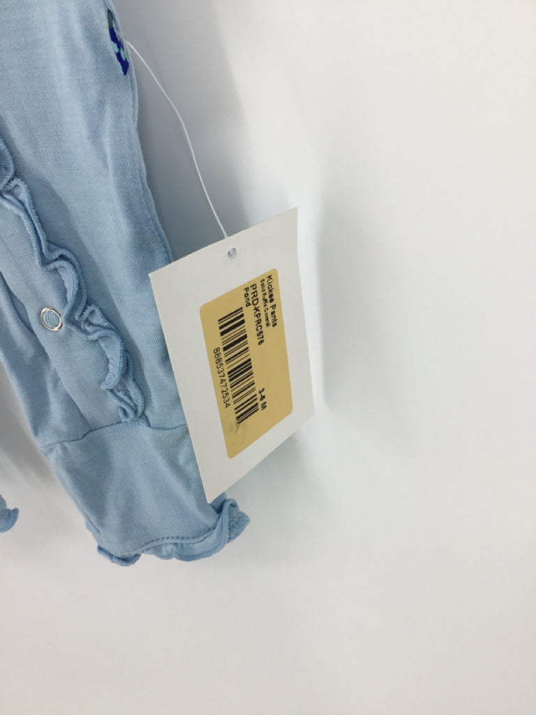 Kickee Pants Child Size 3-6 Months Blue Pajamas - girls
