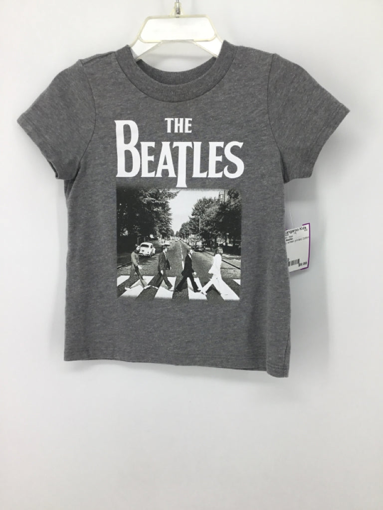 The Beatles Child Size 2 Gray screen printed T-shirt - boys