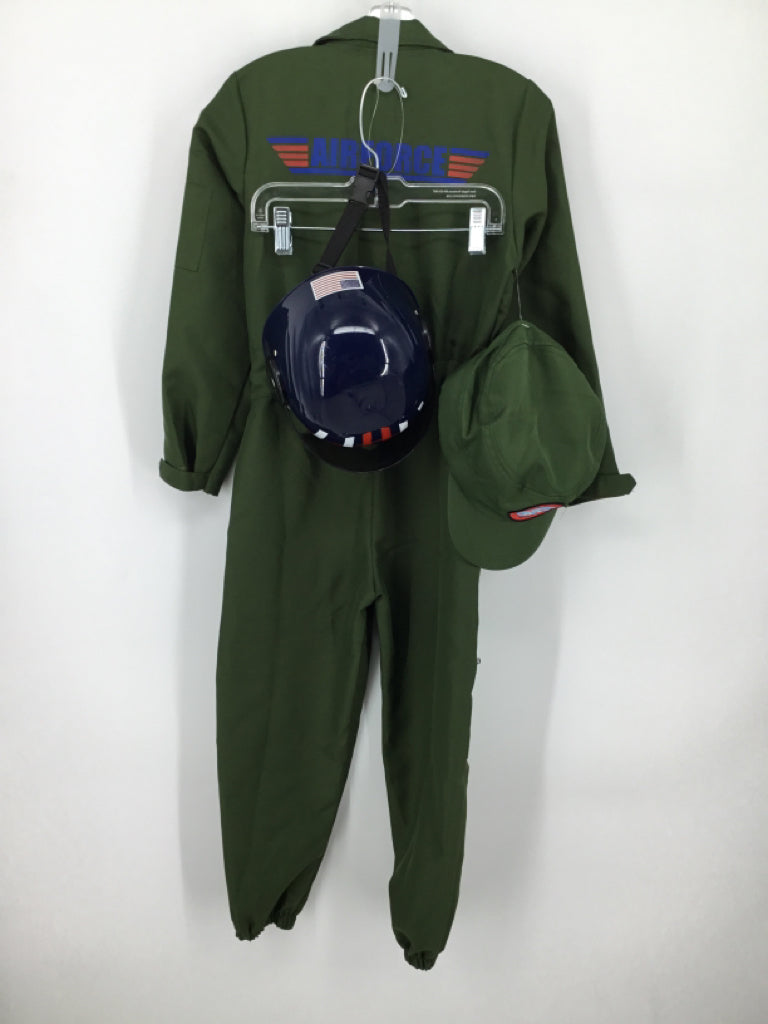 brandless Child Size 10 Green Maverick Halloween Costume