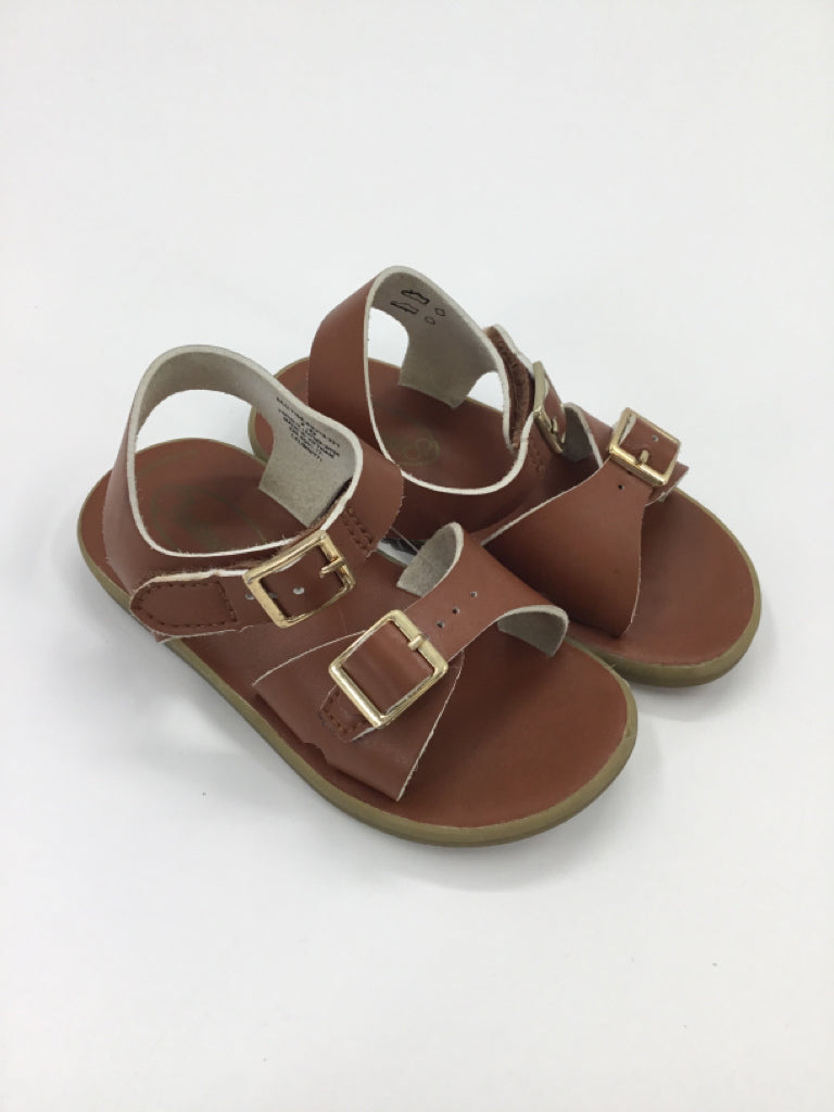 Footmates Child Size 7 Toddler Brown Sandals/Flip Flops
