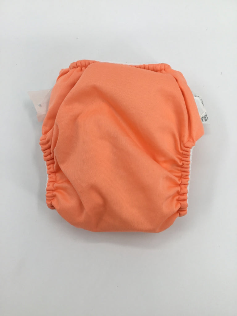 Bum Genius Child Size One Size Orange Solid Pocket Cloth Diaper