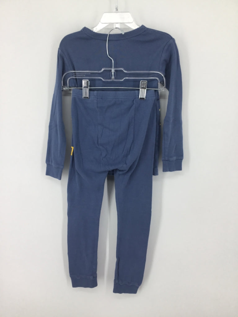 Baby Gap + NAT GEO Child Size 5 Blue screen printed Pajamas - boys