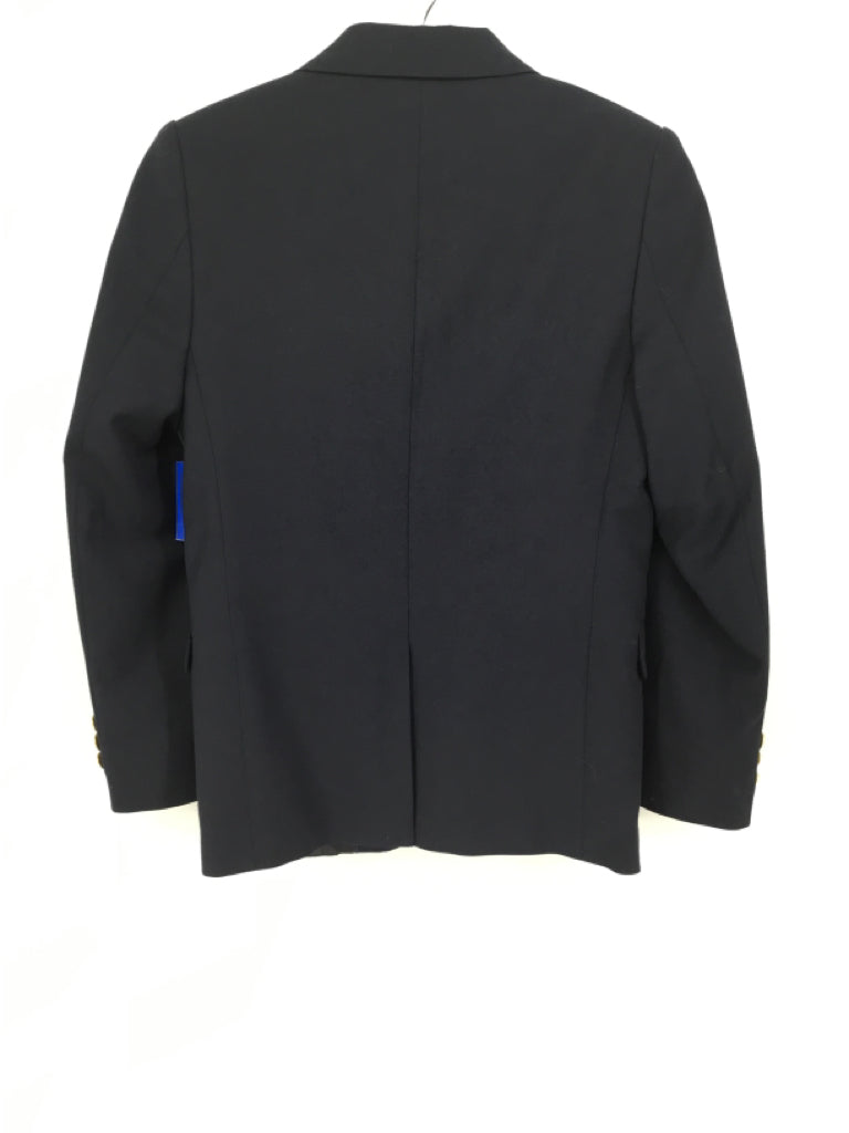 Chaps Child Size 10 Navy Solid Blazer - boys