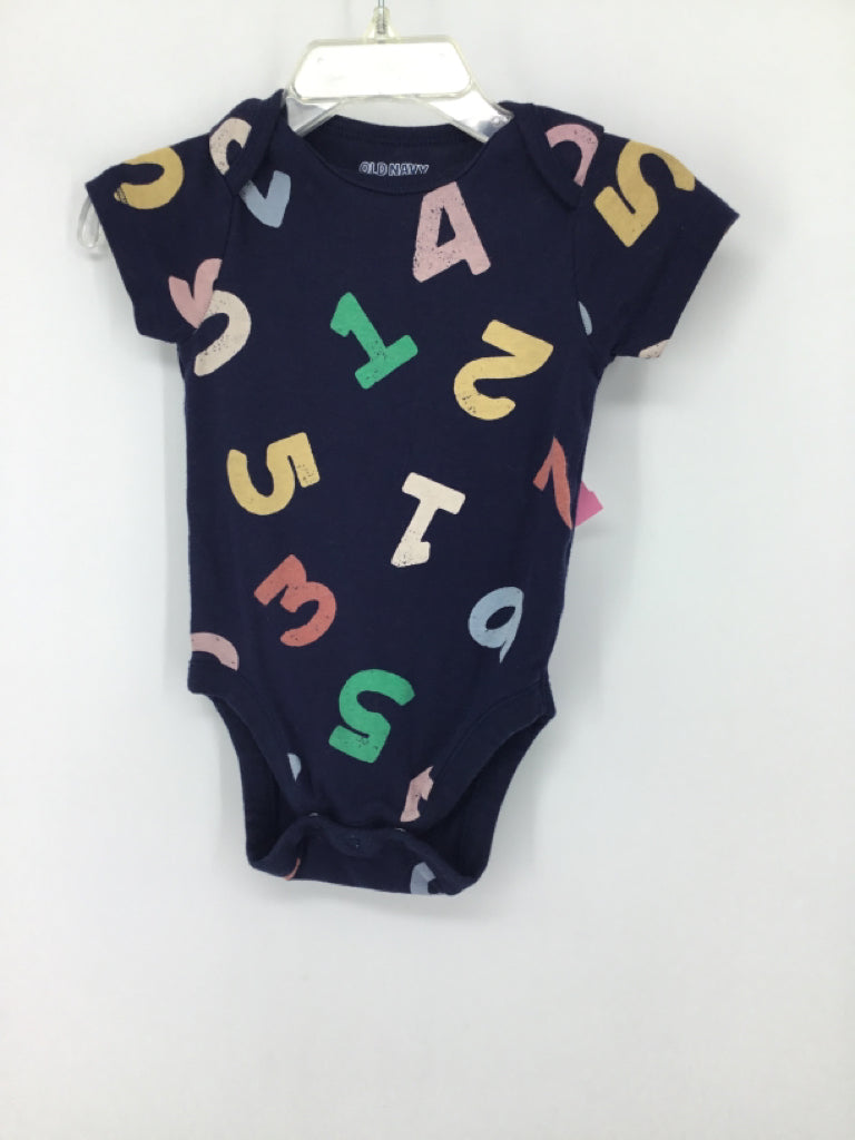 Old Navy Child Size 6-12 Months Navy Onesie