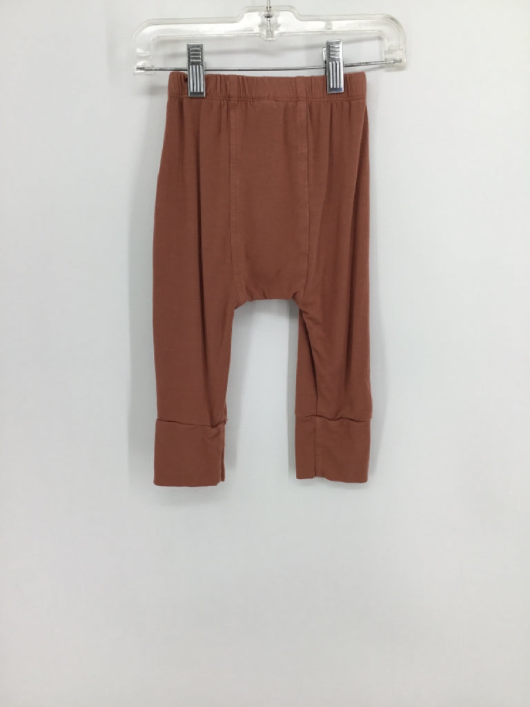 Kate Quinn Organics Child Size 18-24 Months Brown Solid Pants - boys