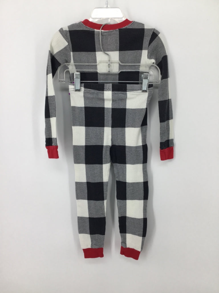Childrens Place Child Size 3 Black Checkered Pajamas - boys