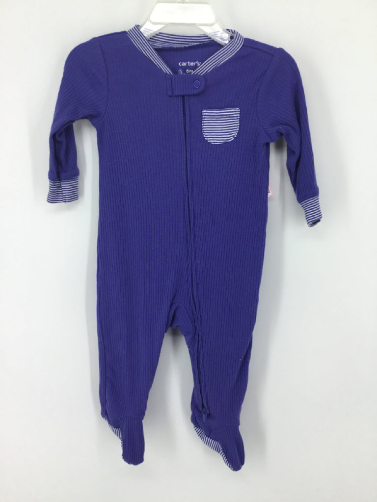 Carter's Child Size 6 Months Blue Sleepers