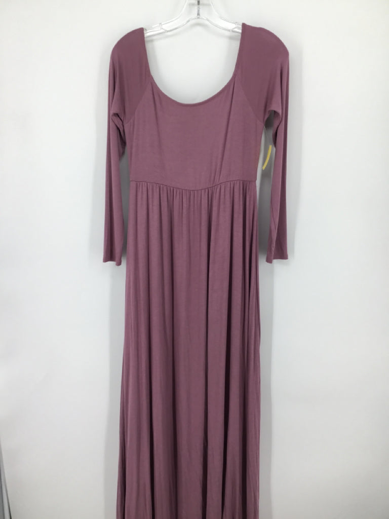 Pink Blush Size M Rayon Blend Dress - Maternity