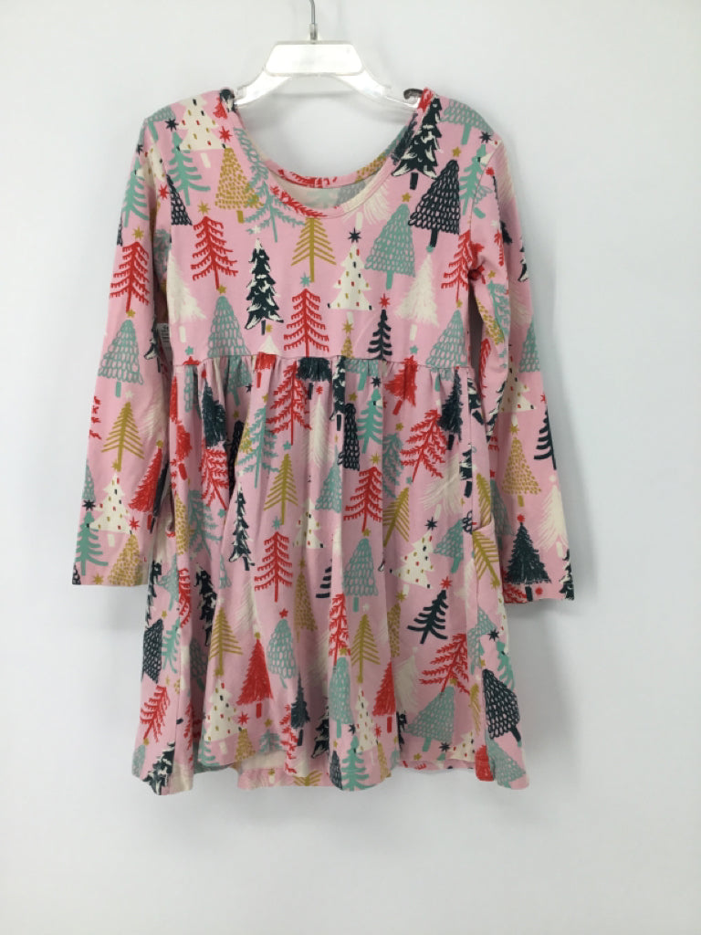 Hanna Andersson Child Size 5 Pink Christmas Dress