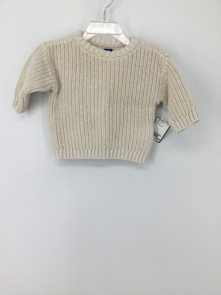 Old Navy Child Size 6-9 Months Cream Solid Sweater - boys