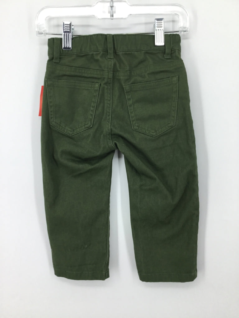 Janie and Jack Child Size 18-24 Months Green Solid Pants - boys