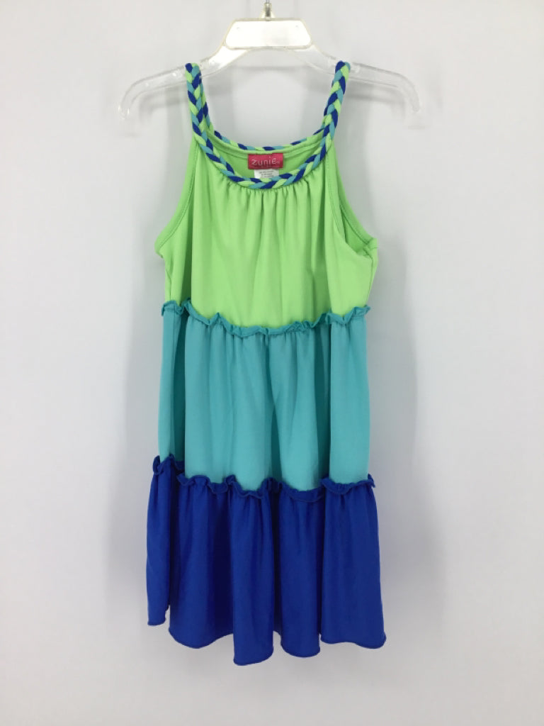 Zunie Child Size 4 Green Dress - girls