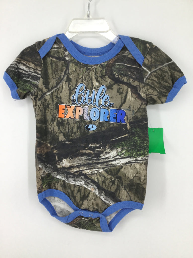 Mossy Oak Child Size 12 Months Green Onesie