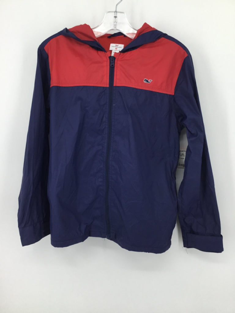 vineyard vines Child Size 8 Navy Solid Raincoat - boys