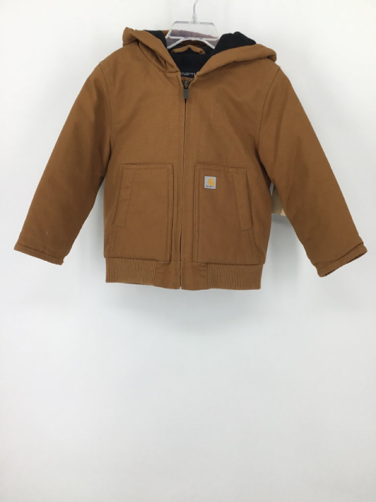 Carhartt Child Size 3 Brown Solid Outerwear - boys