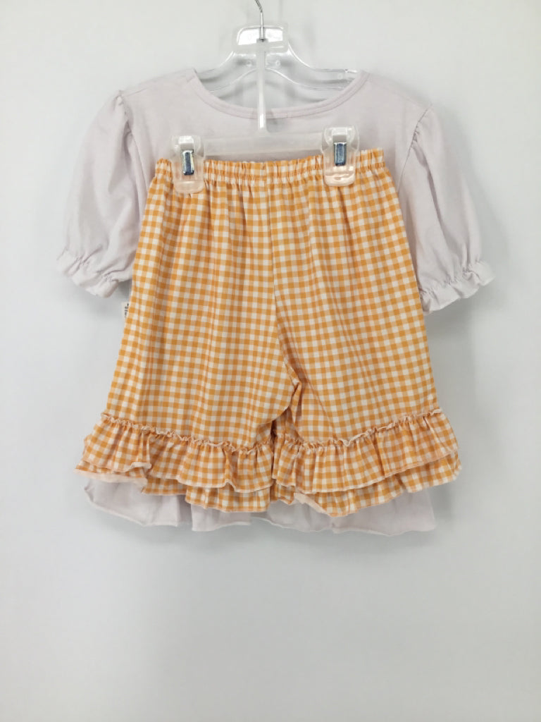 Down By the Bay Child Size 8 Orange Halloween Outfit